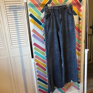 Sincerely Jules Dark Blue Flare Jeans